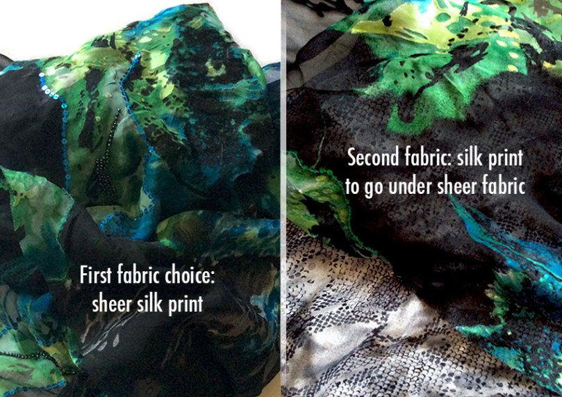 Main fabric & backing fabric