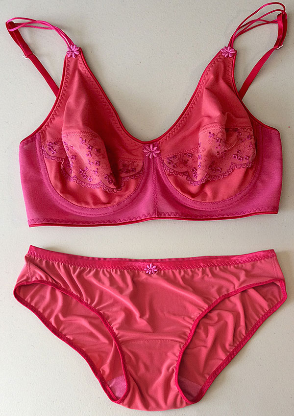 Panty with matching bra