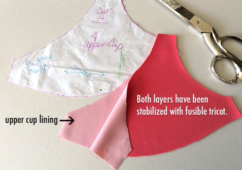 Stabilizing bra cups