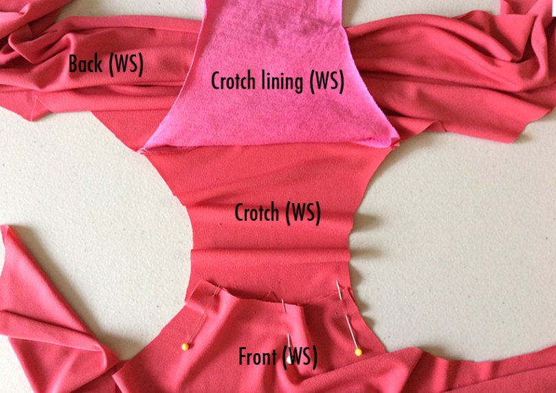 Pinning the 2nd enclosed seam